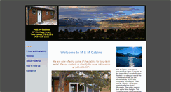 Desktop Screenshot of mmcabins.com