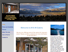 Tablet Screenshot of mmcabins.com
